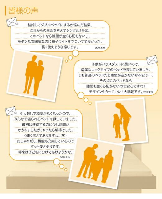 スーパSALE10倍＆4時間限定10％OFF 親子で寝られる・将来分割できる連結ベッド 国産ポケットコイルマットレス付き ワイドK180