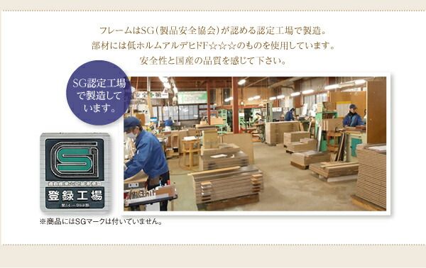 スーパSALE10倍＆4時間限定10％OFF ずっと使えるロングライフデザインベッド 国産ポケットコイルマットレス付き ワイドK220(S+SD)
