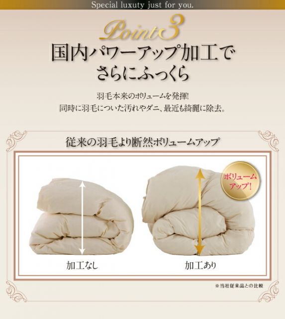 スーパSALE10倍＆4時間限定10％OFF MITAS寝具SELECT 極厚布団 ポーランド産ダック90% ロイヤルゴールドラベル羽毛布団10点セット プレミアム敷布団 極厚ボリュームタイプ ダブル10点セット
