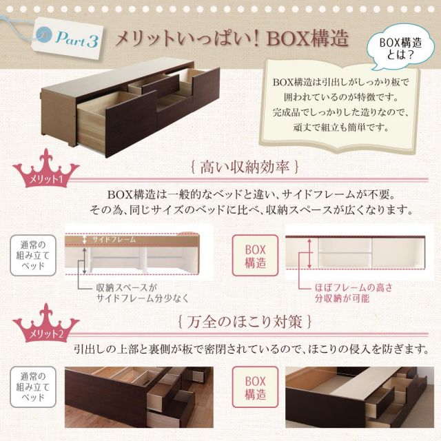 スーパSALE10倍＆4時間限定10％OFF お客様組立 棚・コンセント付き_大容量コンパクトチェストベッド 薄型スタンダードポケットコイルマットレス付き シングル ショート丈