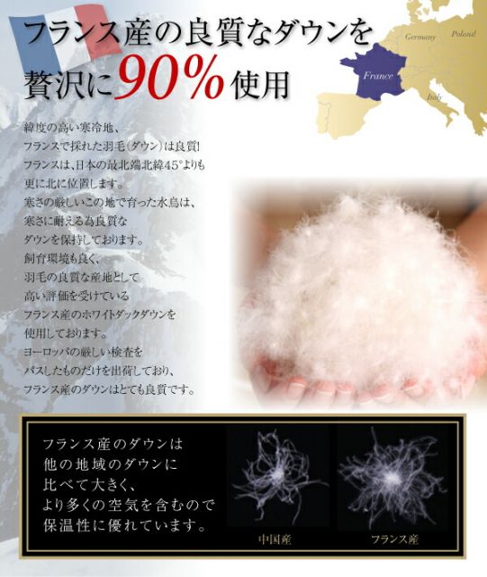 スーパSALE10倍＆4時間限定10％OFF MITAS寝具SELECT 羽毛布団 日本製防カビ消臭 フランス産 エクセルゴールドラベル羽毛布団10点セット ベッドタイプ クイーン10点セット