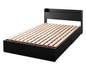 スーパSALE10倍＆4時間限定10％OFF 棚・コンセント付き収納すのこベッド ベッドフレームのみ シングル