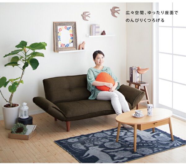 スーパSALE10倍＆4時間限定10％OFF ソファベッド ソファマットレス リクライニングカウチソファ ファブリックタイプ ファブリックタイプ 2P
