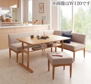 スーパSALE10倍＆4時間限定10％OFF ダイニングセット（テーブル&ソファ スツール） コンパクトリビングダイニングセット 4人 4点セット(テーブル+ソファ1脚+アームソファ1脚+スツール1脚) 右アーム W150