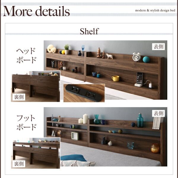 スーパSALE10倍＆4時間限定10％OFF ずっと使える！2段ベッドにもなるワイドキングサイズベッド 薄型軽量ポケットコイルマットレス付き ワイドK200