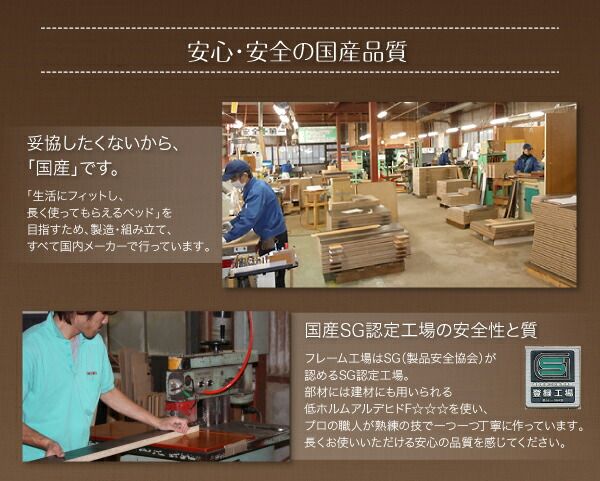 スーパSALE10倍＆4時間限定10％OFF 親子で寝られる棚・コンセント付き安全連結ベッド ポケットコイルマットレス付き ワイドK280