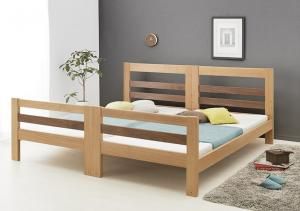 スーパSALE10倍＆4時間限定10％OFF 二段ベッド 2段ベッド 耐震 頑丈 子供用ベッド 大人用 ベッド 分割可能 シングルベッド 木製 子供部屋 おしゃれ モダンデザイン天然木2段ベッド ベッドフレームのみ シングル