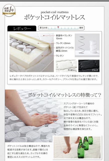 スーパSALE10倍＆4時間限定10％OFF 棚・コンセント・収納付き大型モダンデザインベッド ベッドフレームのみ ワイドK200(S×2)