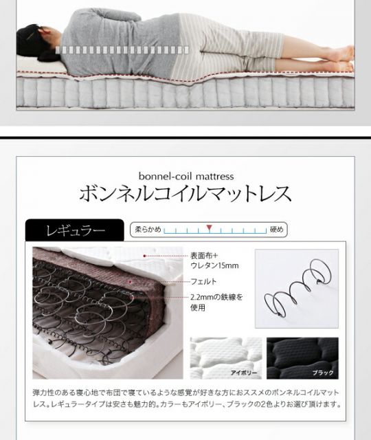 スーパSALE10倍＆4時間限定10％OFF 棚・コンセント・収納付き大型モダンデザインベッド ベッドフレームのみ ワイドK200(S×2)