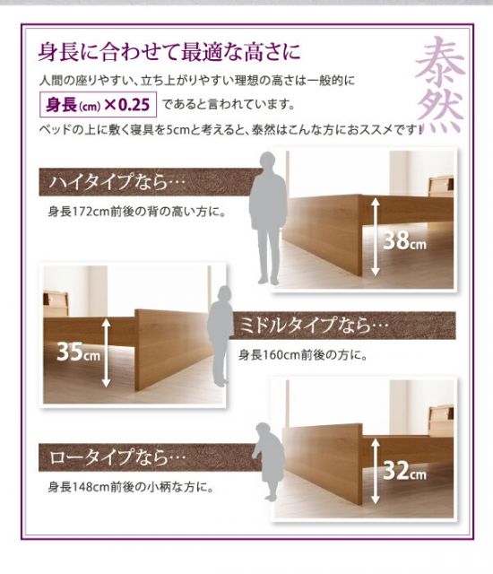 スーパSALE10倍＆4時間限定10％OFF 高さが変えられる棚・照明・コンセント付き畳ベッド セミダブル