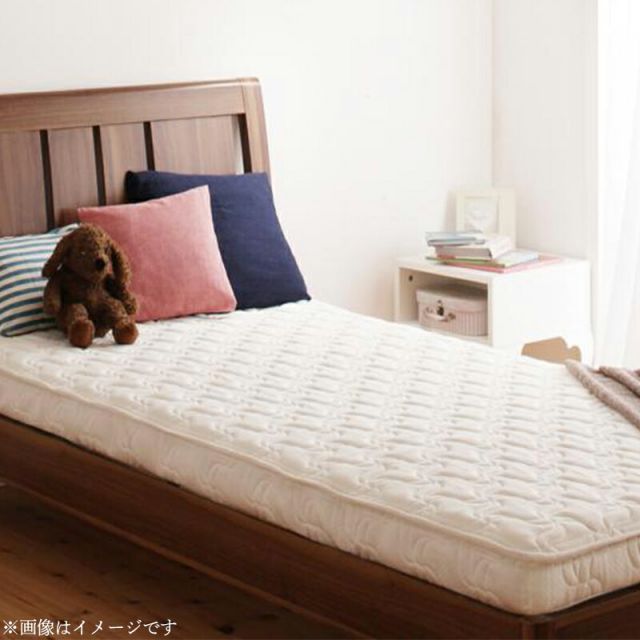スーパSALE10倍＆4時間限定10％OFF MITAS寝具SELECT 子どもの睡眠環境を考えた 日本製 安眠 マットレス 抗菌・薄型・軽量 ジュニア 国産ポケットコイル シングル レギュラー丈