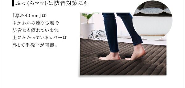 スーパSALE10倍＆4時間限定10％OFF こたつと合わせるソファ こたつに合わせるフロアコーナーソファ L字 マット部分サイズ 190×190cm 厚さ40mm