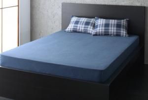 スーパSALE10倍＆4時間限定10％OFF MITAS寝具SELECT ボックスシーツ シーツ ベッドカバー 先染めタータンチェック柄コットン100%カバーリングシリーズ シーツ ベッド用ボックスシーツ単品 ダブル
