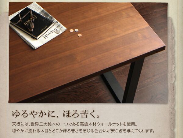 スーパSALE10倍＆4時間限定10％OFF アメリカンヴィンテージ リビングダイニングセット 5人 4点セット(テーブル+ソファ1脚+アームソファ1脚+ベンチ1脚) 左アーム W150