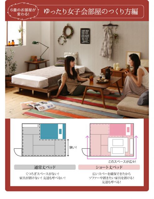 スーパSALE10倍＆4時間限定10％OFF デザインボードベッド ベッドフレームのみ 木脚タイプ セミシングル ショート丈