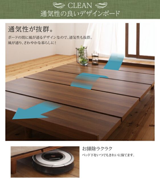 スーパSALE10倍＆4時間限定10％OFF デザインボードベッド 専用別売品(脚) 木脚タイプ 脚5cm