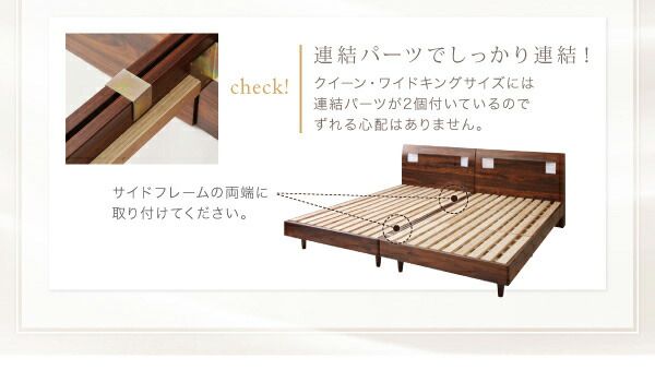 スーパSALE10倍＆4時間限定10％OFF モダンライト・コンセント付きすのこベッド プレミアムボンネルコイルマットレス付き ダブル