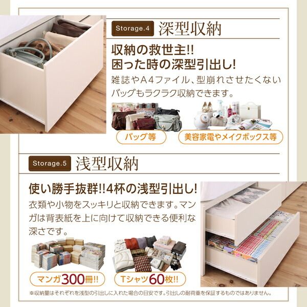 スーパSALE10倍＆4時間限定10％OFF ベッド 収納付きベッド マットレス付き 収納 収納付 収納ベッド コンセント付 大容量 収納ボックス 引き出し キャスター付き 収納家具 本棚 薄型プレミアムボンネルコイルマットレス付 ダブル レギュラー丈