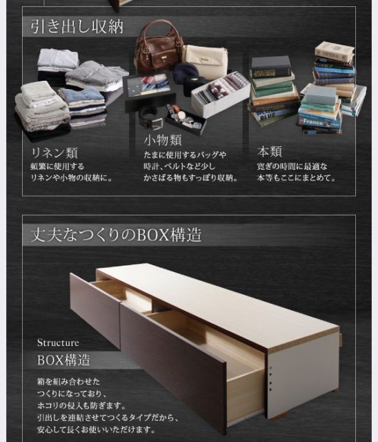 スーパSALE10倍＆4時間限定10％OFF お客様組立 国産 棚・コンセント付き収納ベッド マルチラススーパースプリングマットレス付き すのこ仕様 セミダブル