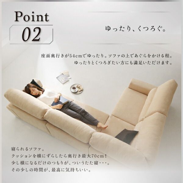 スーパSALE10倍＆4時間限定10％OFF フロアソファ フロアコーナーソファ ソファ＆オットマンセット ロータイプ 3P