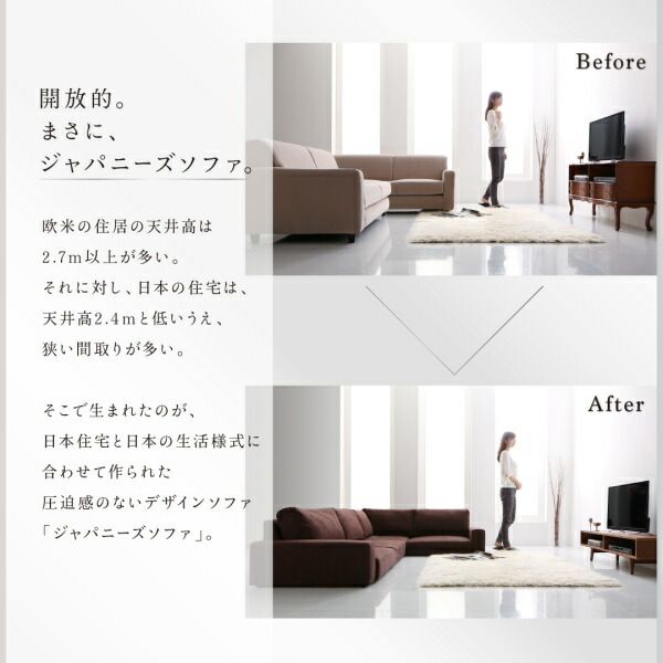 スーパSALE10倍＆4時間限定10％OFF フロアソファ フロアコーナーソファ ソファ＆オットマンセット ロータイプ 3.5P