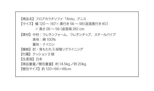 スーパSALE10倍＆4時間限定10％OFF フロアソファ フロアカウチソファ 2P