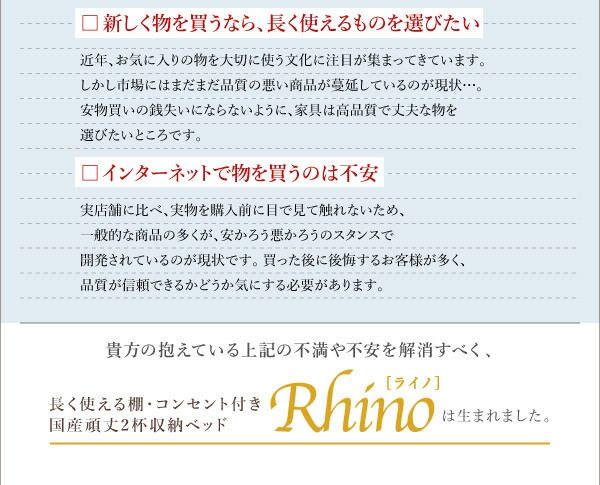 スーパSALE10倍＆4時間限定10％OFF お客様組立 長く使える棚・コンセント付国産頑丈2杯収納ベッド マルチラススーパースプリングマットレス付き ダブル