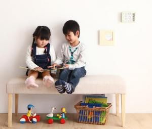 スーパSALE10倍＆4時間限定10％OFF ベンチ ダイニング 天然木 ゆったり座れるダイニングシリーズ ベンチ単品 2P