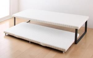 スーパSALE10倍＆4時間限定10％OFF 親子ベッド ベッドフレームのみ 上下段セット シングル