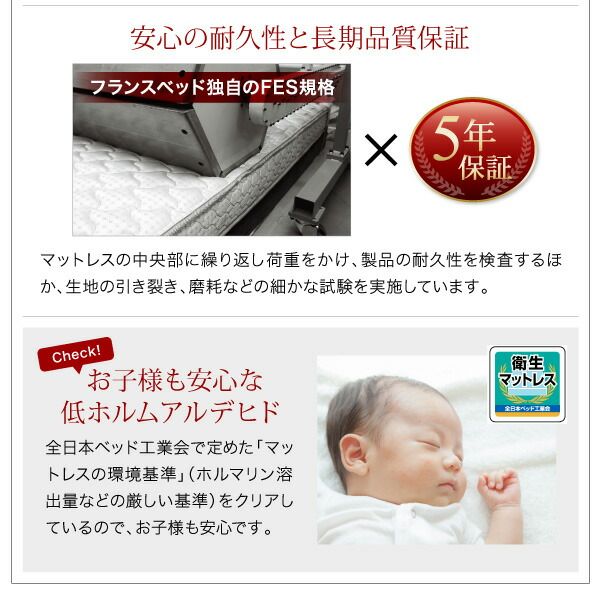 スーパSALE10倍＆4時間限定10％OFF モダンライト・棚・コンセント付きデザインフロアローベッド マルチラススーパースプリングマットレス付き クイーン(Q×1）