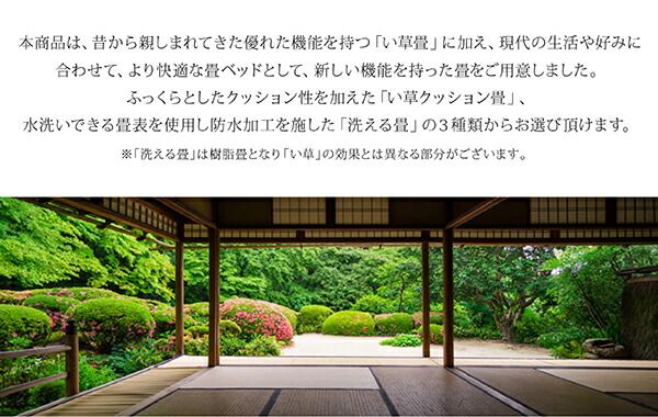 スーパSALE10倍＆4時間限定10％OFF 畳ベッド 畳 ベッド たたみベッド ベッド下収納 布団収納 国産 日本製 大容量 収納ベッド い草 セミダブル 29cm