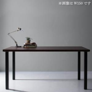 スーパSALE10倍＆4時間限定10％OFF 天然木天板 スチール脚 モダンデザインテーブル  ブラウン ストレート脚 W120