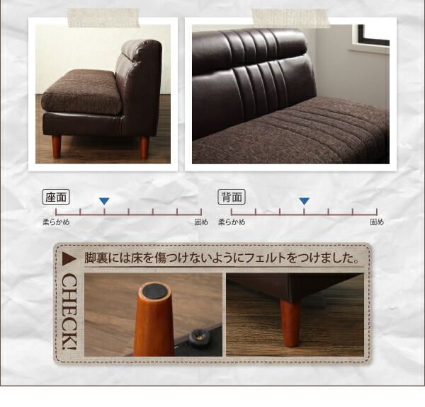 スーパSALE10倍＆4時間限定10％OFF ソファ ソファー ダイニングソファ 2人掛け ダイニング ヴィンテージ・リビングダイニングシリーズ ダイニングソファ単品 左アームタイプ 2P