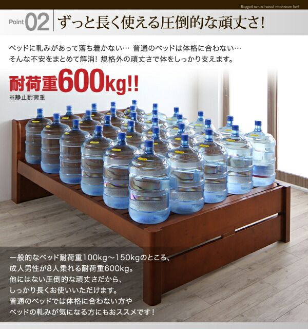 スーパSALE10倍＆4時間限定10％OFF ローからハイまで高さが変えられる6段階高さ調節 頑丈天然木すのこベッド 薄型軽量ポケットコイルマットレス付き シングル