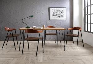 スーパSALE10倍＆4時間限定10％OFF ダイニングセット（テーブル&チェア） ヴィンテージ インダストリアルデザイン ダイニング 4人 5点セット(テーブル+チェア4脚) W150