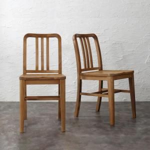 スーパSALE10倍＆4時間限定10％OFF ダイニングチェア ダイニング オーク材 ヴィンテージデザインダイニングシリーズ ダイニングチェア 2脚組