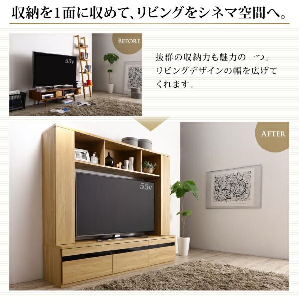 スーパSALE10倍＆4時間限定10％OFF テレビ台 ハイタイプ テレビ 壁面収納 棚 ハイタイプテレビ台 テレビボード 収納 おしゃれ 55インチ 大型 AVラック ディスプレイ 可動棚 55型 50型 50インチ タップ おしゃれ