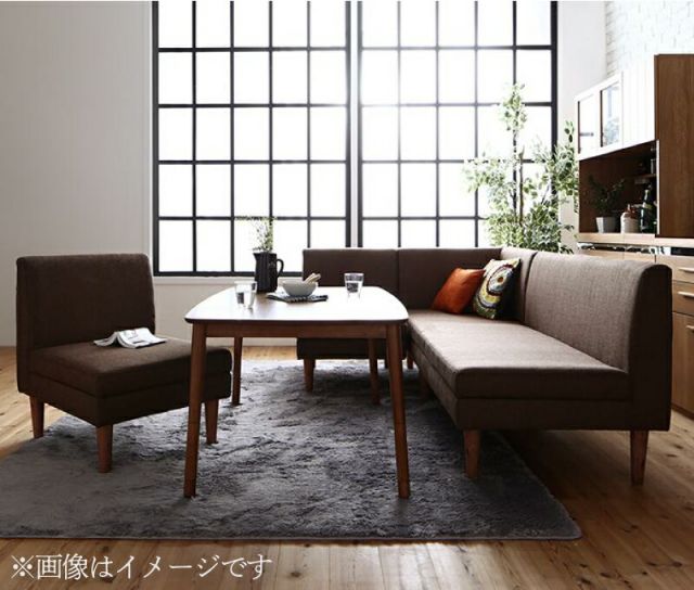 スーパSALE10倍＆4時間限定10％OFF こたつもソファも高さ調節できる 収納付きリビングダイニングセット 4人 5点セット(テーブル+2Pソファ1脚+1Pソファ2脚+コーナーソファ1脚) W105