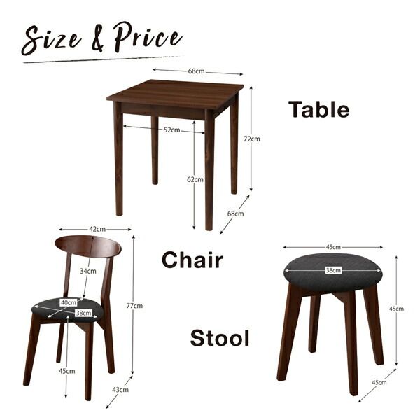 スーパSALE10倍＆4時間限定10％OFF ダイニングテーブル ダイニング カフェ ヴィンテージダイニングシリーズ ダイニングテーブル単品 ブラック×ブラウン W68