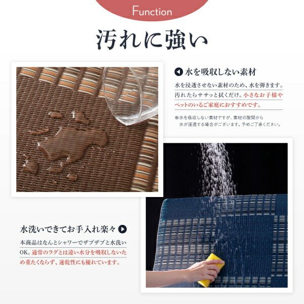 スーパSALE10倍＆4時間限定10％OFF 洗える ラグ カーペット 日本製 PP ポリプロピレン アトピー ダイニング ダイニングラグ キャンプ アウトドア 和モダン い草風モダンデザインラグ ラグ  本間4.5畳(286×286cm)