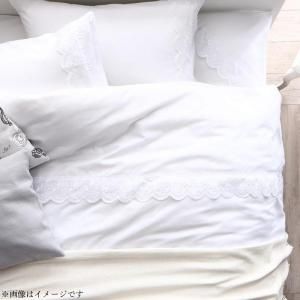 スーパSALE10倍＆4時間限定10％OFF MITAS寝具SELECT 掛け布団カバー 布団カバーセット レースデザインフリルカバーリング 布団カバーセット ダブル4点セット