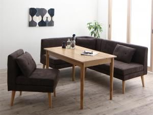 スーパSALE10倍＆4時間限定10％OFF 北欧デザインソファ リビングダイニングセット 4点セット(テーブル＋2Pソファ1脚+アームソファ1脚＋1Pソファ1脚) 左アーム W115