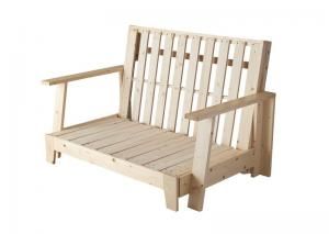 スーパSALE10倍＆4時間限定10％OFF 素材と品質にこだわった セミダブル天然木すのこソファベッド   ソファベッド フレームのみ 140cm
