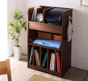 スーパSALE10倍＆4時間限定10％OFF 子供用収納 リビングカラ−ワイドランドセルラック Estudy エスタディ