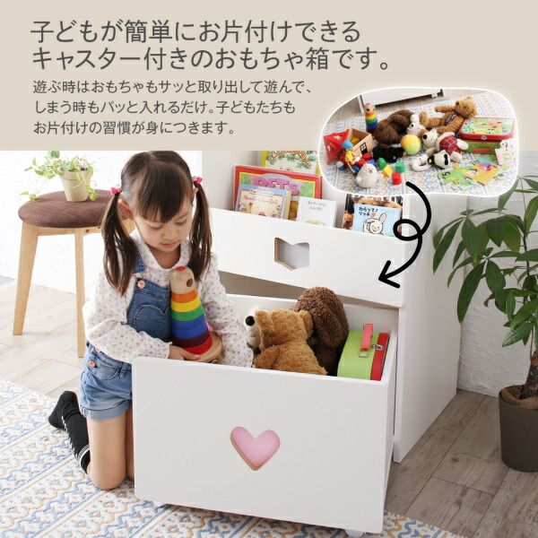 スーパSALE10倍＆4時間限定10％OFF 子供用収納 落書きが消せる ホワイトキッズ収納シリーズ 絵本ラック 男の子向け
