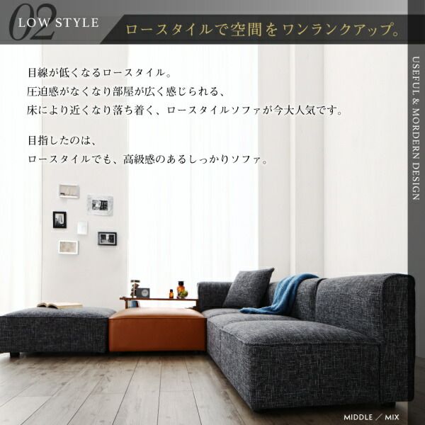スーパSALE10倍＆4時間限定10％OFF コーナーソファ レイアウト自由自在 ユニットデザインコーナーソファセット ソファ 1P