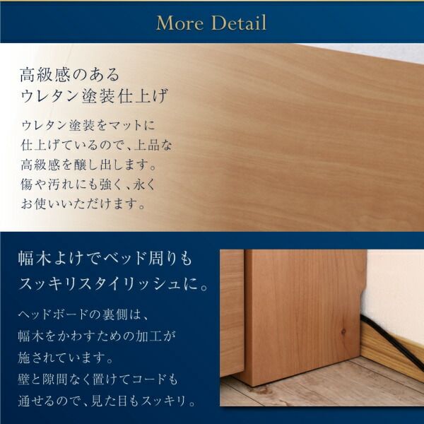 スーパSALE10倍＆4時間限定10％OFF 高級アルダー材ワイドサイズデザイン収納ベッド ボンネルコイルマットレス付き スリムタイプ クイーン