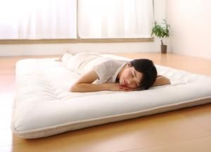 スーパSALE10倍＆4時間限定10％OFF MITAS寝具SELECT 布団が収納できる・美草・小上がり畳連結ベッド 専用別売品（敷布団） セミダブル