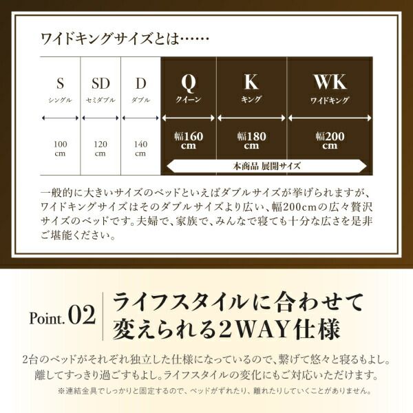 スーパSALE10倍＆4時間限定10％OFF お客様組立 棚・コンセント付国産大型サイズ跳ね上げ収納ベッド 薄型スタンダードボンネルコイルマットレス付き 縦開き キング(SS+S)