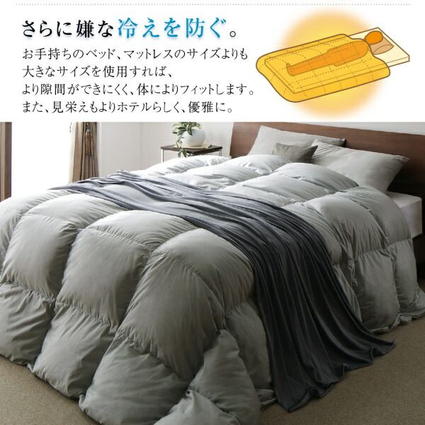 スーパSALE10倍＆4時間限定10％OFF MITAS寝具SELECT 羽根布団 洗濯機で洗える エクセルゴールドラベル フランス産ダウン90％ 羽毛薄掛け布団 シングル